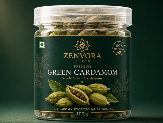 Green Cardamom jar
